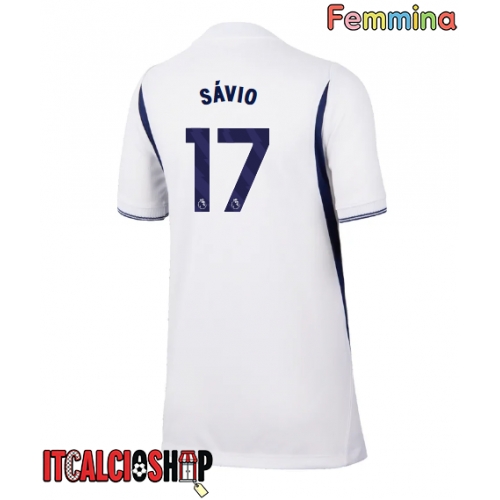Tottenham Hotspur Savio #17 Prima Maglia Femmina 2026-27 Manica Corta